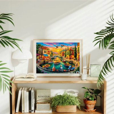 Ks Games Puzzle 500 Parça The Silent Tale of Fishermen