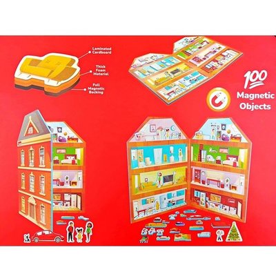 Başel Magnetic House Set