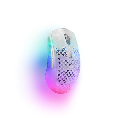 Steelseries Aerox 3 Wireless Ghost + Qck Large Mouse Pad