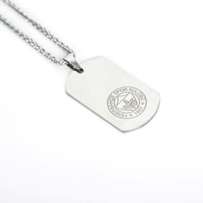 Fenerbahçe Logo Çelik Plaka Kolye 2023