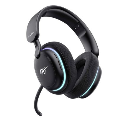 Havit Gamenote Fuxi-H7 Siyah RGB USB Kablolu / Kablosuz Kulak Üstü Oyuncu Kulaklığı