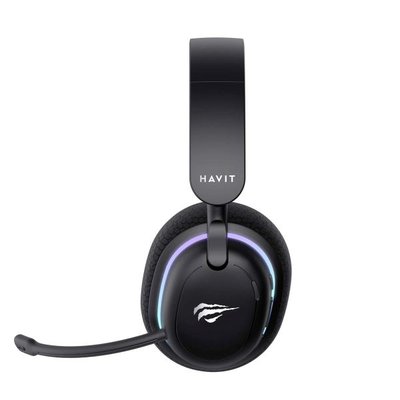 Havit Gamenote Fuxi-H7 Siyah RGB USB Kablolu / Kablosuz Kulak Üstü Oyuncu Kulaklığı