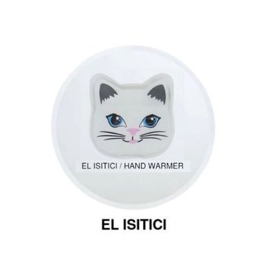Bosphorus 10 x 9,5 cm Beyaz Kedi Figürlü El Isıtıcısı