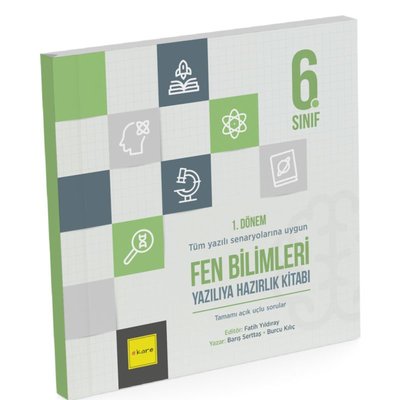 6. Sınıf 1. Dönem Fen Bilimleri Yazılıya Hazırlık Kitabı
