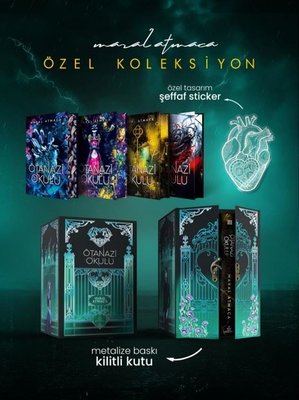 Ötanazi Okulu Serisi - Yan Boyamalı Kilitli Özel Koleksiyon Seti - 4 Kitap Takım - Kutulu