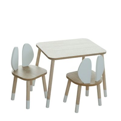 The Mimar The Bunny Çocuk Masası ve 2 Sandalye