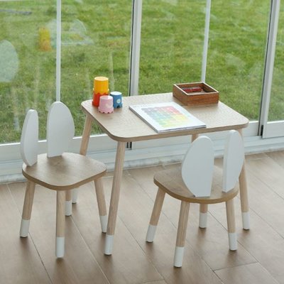The Mimar The Bunny Çocuk Masası ve 2 Sandalye