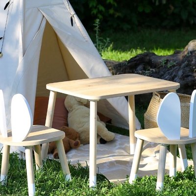 The Mimar The Bunny Çocuk Masası ve 2 Sandalye