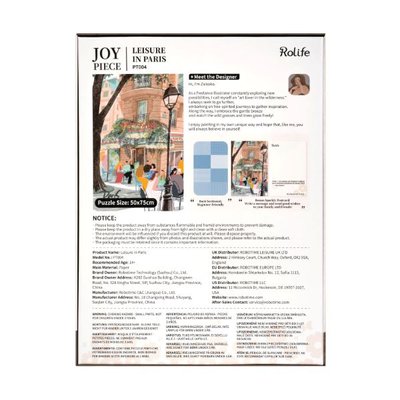 Rolife Leisure in Paris Sabit 3D Yapboz PT004