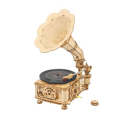 Rokr Classical Gramophone Hareketli Sesli 3D Yapboz LKB01