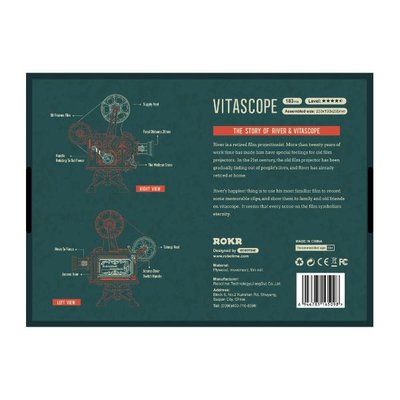 Rokr Vitascope Görselli Ve Hareketli 3D Yapboz LK601