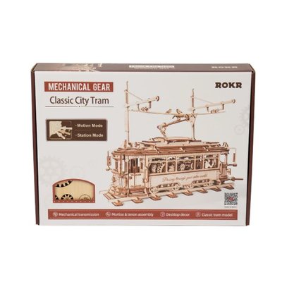 Rokr Tramcar Hareketli 3D Yapboz LK801