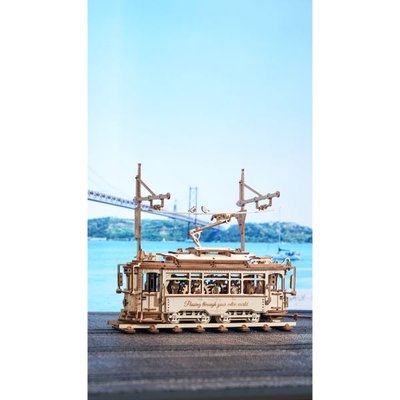 Rokr Tramcar Hareketli 3D Yapboz LK801