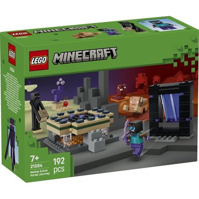 Lego Minecraft Nether and End Portal Journey 21584