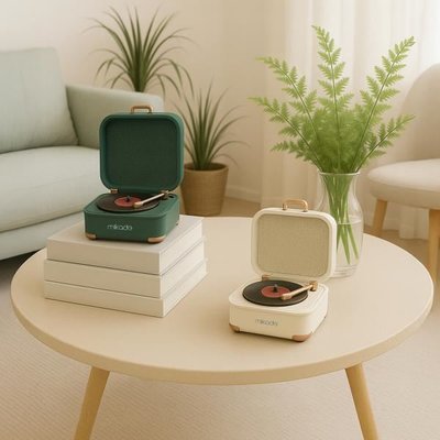 Mikado MD-62BT Yeşil Retro Müzik Kutusu