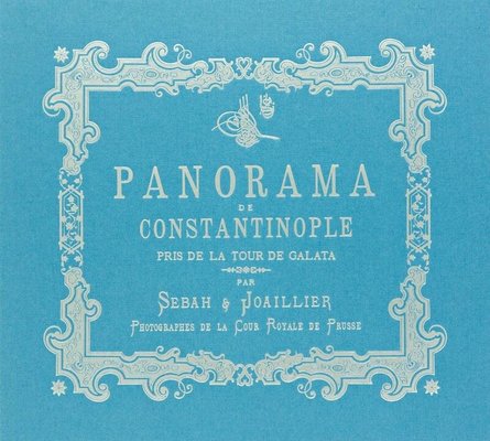 Bir İstanbul Panoraması 1888 - Panoraman de Constantınople Galata (Mavi)