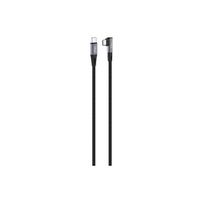 Ttec 2DK63S AlumiCable USB-C USB-C 60W PD/QC L Tasarımlı Gamer 150cm Hızlı Şarj/Data Kablosu-Siyah