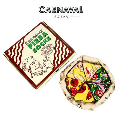 Carnaval Socks 4'Lü Pizza Çorap | D&R