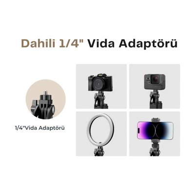 Piili AI Yüz Takip Tripod Stand P-A01 Siyah
