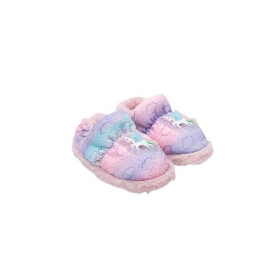 Peluche Çocuk Işıklı Unıcorn Ev Ayakkabısı 27/28 