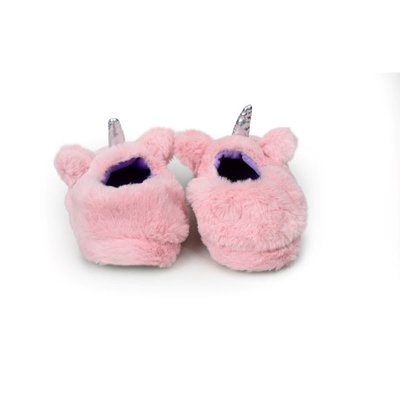 Peluche Çocuk Pembe Unicorn Ev Ayakkabısı 33/34