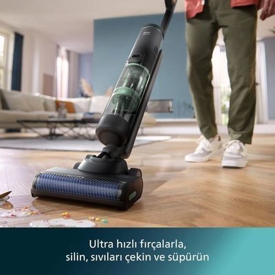 Philips 7000 Serisi AquaTrio XW7263/11 Islak Kuru Şarjlı Dikey Süpürge