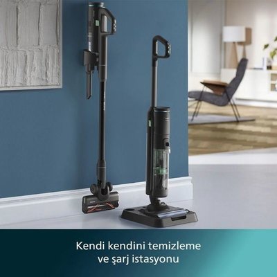 Philips 7000 Serisi AquaTrio XW7263/11 Islak Kuru Şarjlı Dikey Süpürge