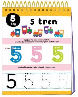 Minik Dostlarımla Sayılar - Yaz Sil ve Öğren