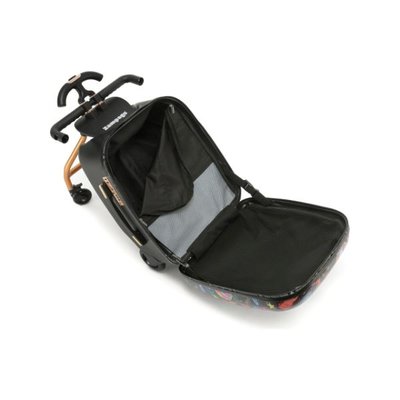 Zampago KS-X1-B Renkli Kabin Boy Düşme Engelleyici Binilebilir Çocuk Valizi 