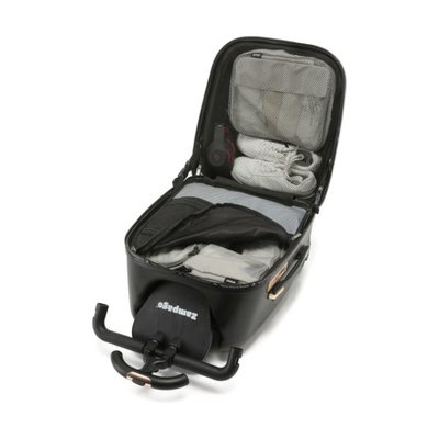 Zampago KS-X1-B Renkli Kabin Boy Düşme Engelleyici Binilebilir Çocuk Valizi 