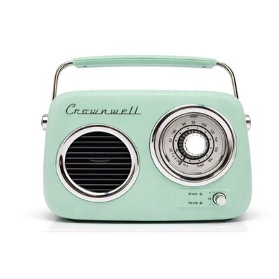 Crown Well CW022-T Nostajik Radyo, Turkuaz