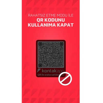 Kontak Araba Etiketi