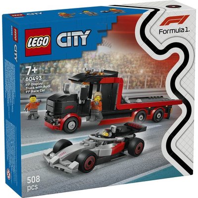 LEGO City Audi F1 Yarış Arabalı F1 Sergileme Kamyonu 60493
