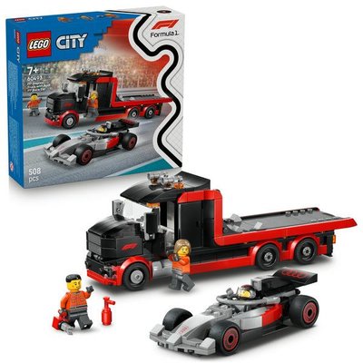 LEGO City Audi F1 Yarış Arabalı F1 Sergileme Kamyonu 60493