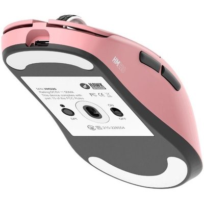 Hawk Gaming HM220 Pembe Şarjlı Optik Kablolu/Kablosuz Oyuncu Mouse