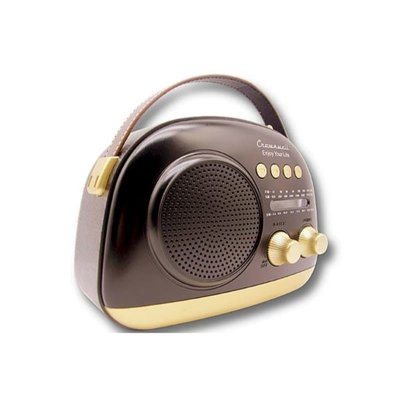 Crown Well CW029-BL Retro Radyo Siyah