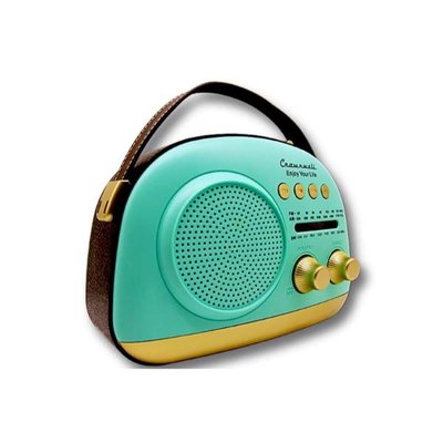 Crown Well CW029-B Retro Radyo Mavi