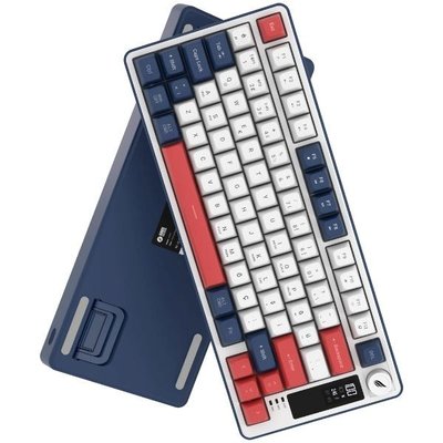 Hawk Gaming HK255 Mavi - Kırmızı RGB %75 TKL Membrane Switch Kablolu / Kablosuz Oyuncu Klavyesi