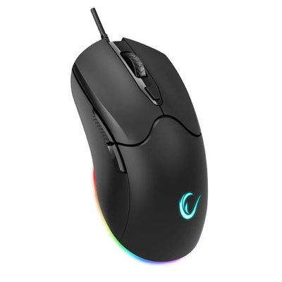 Rampage KM-9858 JAZZY V2 Siyah Usb RGB Aydınlatmalı Q 12800 DPI