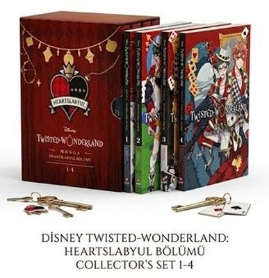 Twisted-Wonderland Manga: Heartslabyul Bölümü Seti - 4 KitapTakım