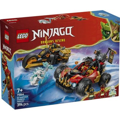 Lego NINJAGO Kai ve Cole'un Birleşen Araçları 71864 | D&R