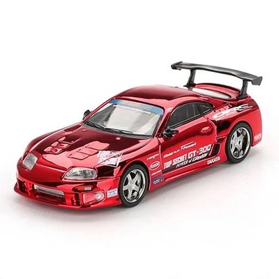 Mini GT 1/64 Toyota Supra (A80) Top Secret GT-300 Red Chrome | D&R
