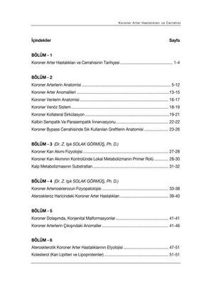 Koroner Arter Hastalıkları ve Cerrahisi
