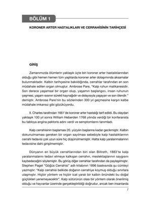 Koroner Arter Hastalıkları ve Cerrahisi