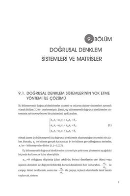 Genel Matematiğe Giriş 2