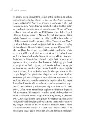 Babil'in Kadınları - Mezopotamya'da Toplumsal Cinsiyet ve Temsil
