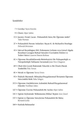 Öğrenme ve Bilinçdışı: Psikanaliz Defterleri - 3 Çocuk ve Ergen Çalışmaları