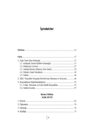 Aşık Ruzi ve Şiiri: Sosyo - Kültürel Bir İnceleme