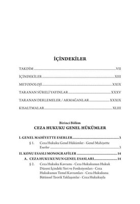 Türk Ceza Hukuku Bibliyografyası 2005 - 2019