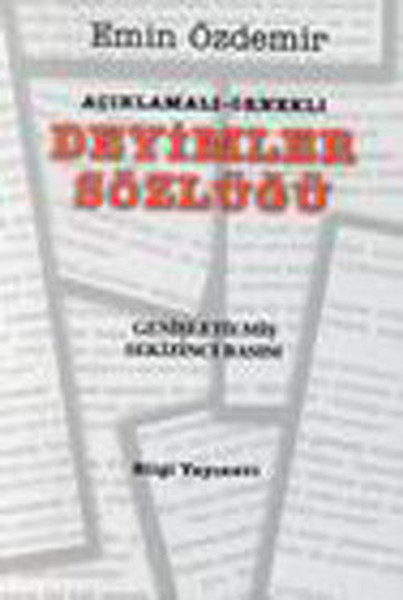 Deyimler Sözlüğü-Bilgi